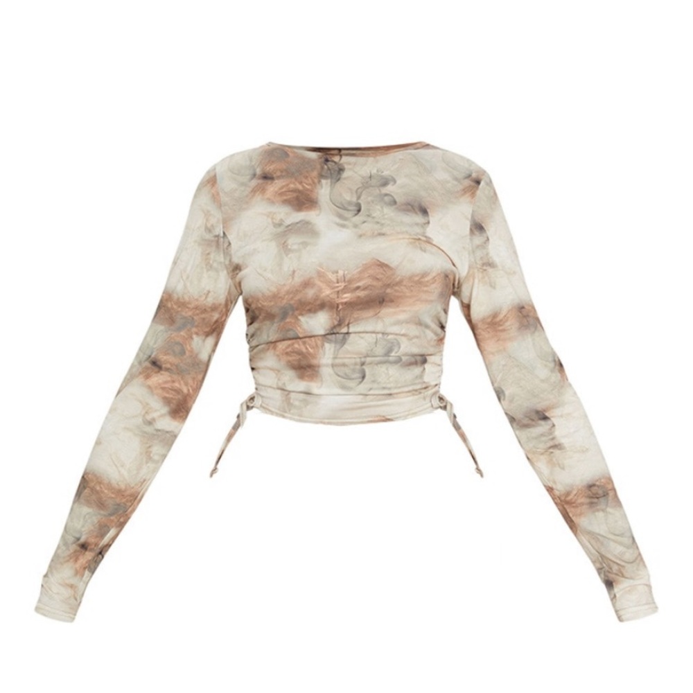 Pretty Little Thing Long Sleeve Crop Top